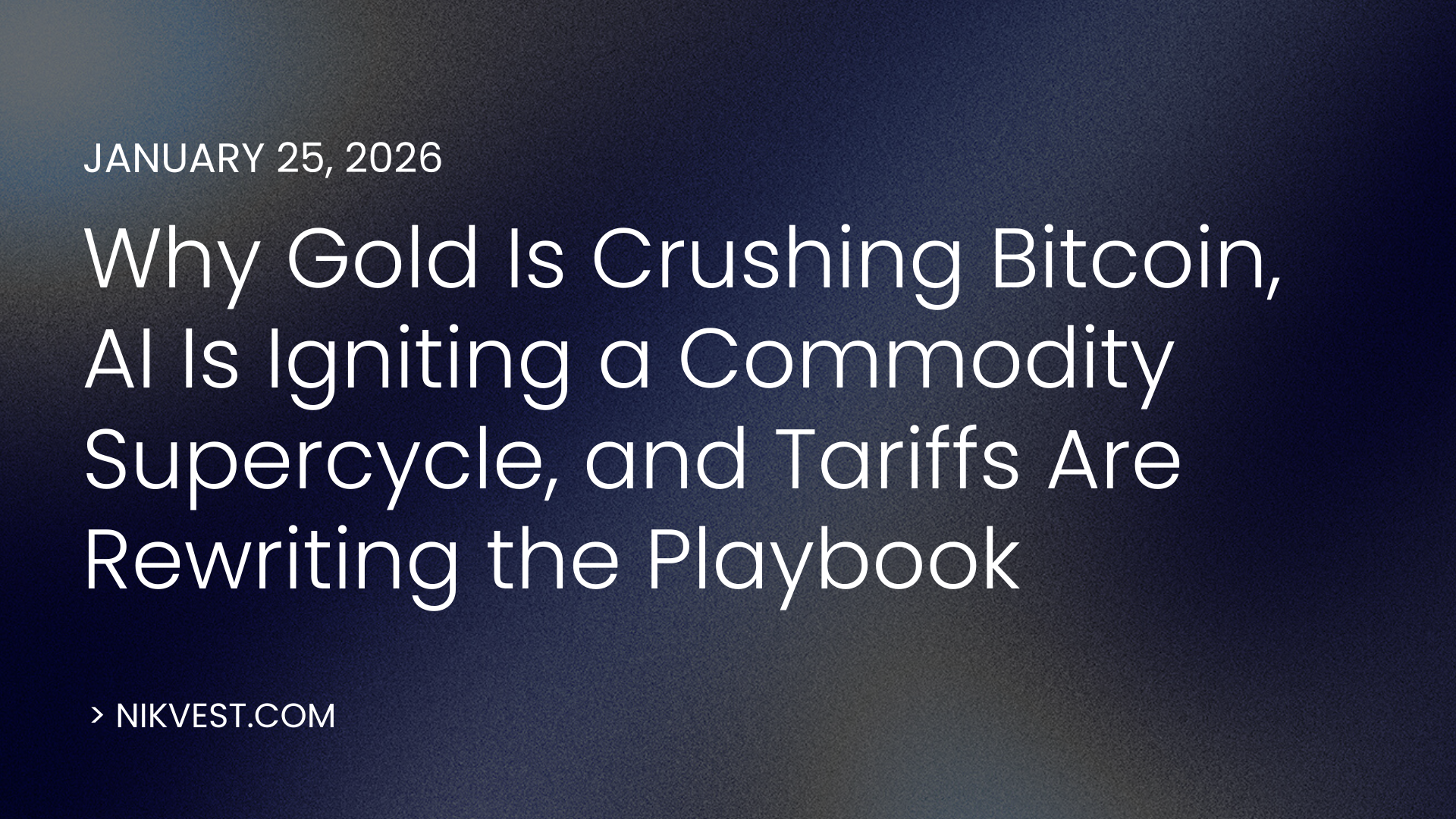 The Great Decoupling: Trading the Fracture Point of the 2026 Global Economy