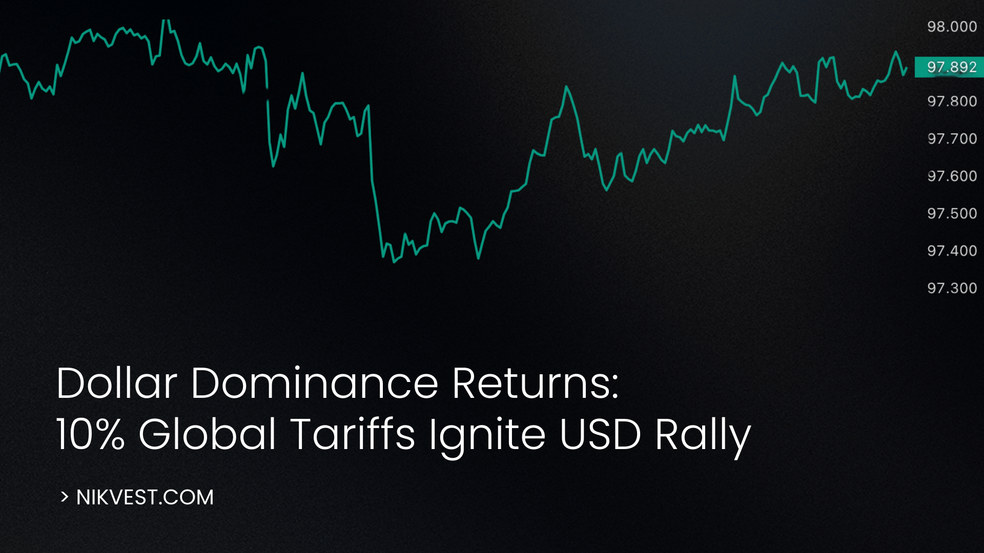 Dollar Dominance Returns: 10% Global Tariffs Ignite USD Rally